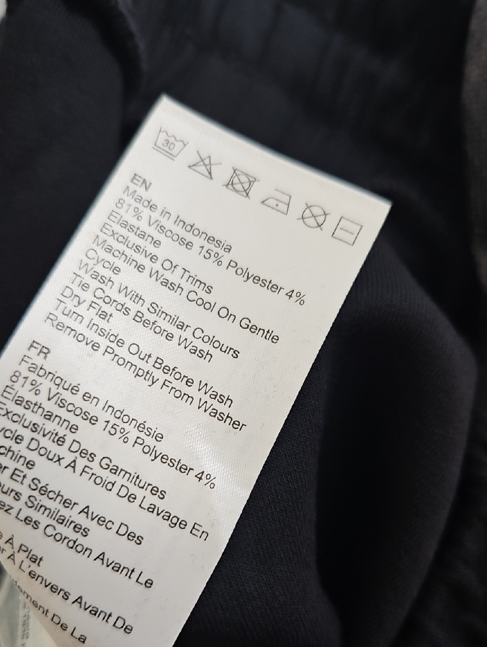 Varley Black Half-Zip Sweater & Wide Leg Pant Lounge Set - Picture 13 of 14